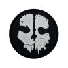 tacspec-cod-ghost-skull-pvc-velcro-patch---black-w. TacSpec "COD Ghost Skull" PVC Velcro Patch - Black/White