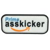 tacspec-prime-a-kicker-pvc-velcro-patch---white-00. TacSpec "Prime A** Kicker" PVC Velcro Patch - White