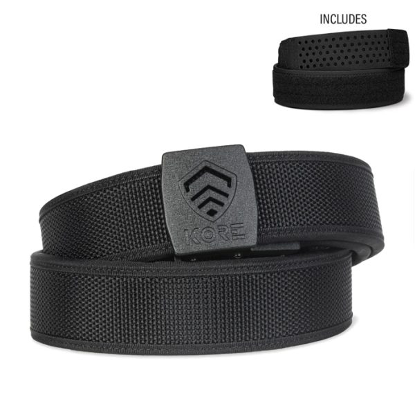 kore-micro-adjustable-competition-belt-c1-buckle--. Kore Micro Adjustable Competition Belt C1 Buckle - Black - 24"-48"