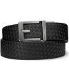 kore-edc-basketweave-gun-belt-x3-buckle-gun-metal-. Kore EDC Basketweave Gun Belt X3 Buckle Gun Metal - Black - 24" - 44"