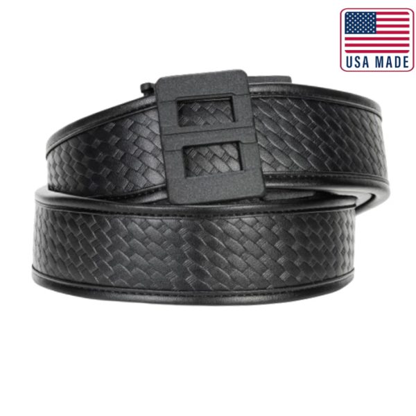 kore-basketweave-duty-belt-225-d2-buckle---black--. Kore Basketweave Duty Belt 2.25" D2 Buckle - Black - 24" - 48"