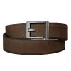 kore-reinforced-buffalo-leather-ratcheting-gun-bel. Kore Reinforced Buffalo Leather Ratcheting Gun Belt with X3 Buckle - Coffee - 24" - 44"