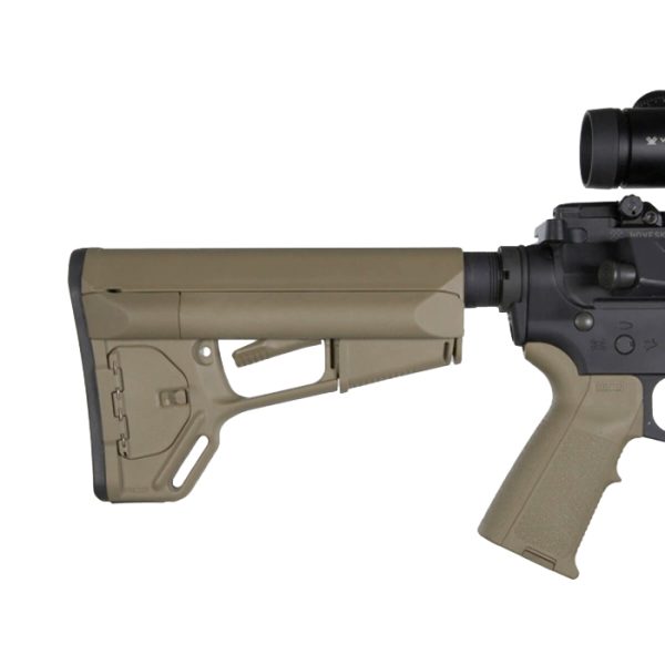 mag370-blk-magpul-acs-collapsible-mil-spec-carbine. Magpul ACS Collapsible Mil-Spec Carbine Stock for AR-15 - FDE