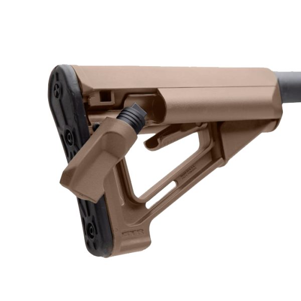 mag470-blk-magpul-ar-15-str-stock-collapsible-mil-. Magpul AR-15 STR Stock Collapsible Mil-Spec - FDE