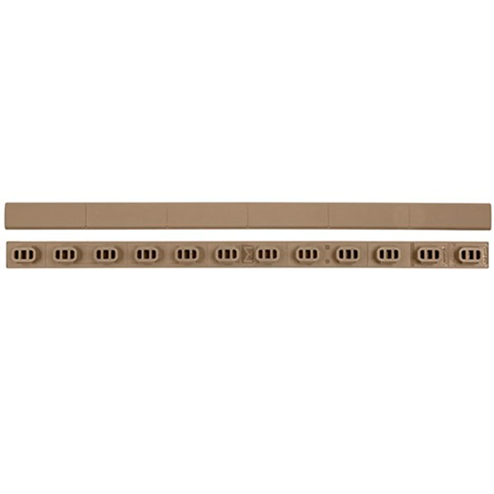 mag602-blk-magpul-rail-cover-type-1-m-lok-polymer-. Magpul Rail Cover Type 1 M-LOK Polymer 9.5" for AR-15 2/Pack - FDE