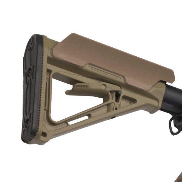 mag327-blk-magpul-ctr-moe-cheek-riser-3-4-polymer-. Magpul CTR/MOE/DT/PR Cheek Riser 3/4" Polymer for AR-15 - FDE