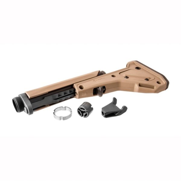 mag482-blk-magpul-ar-15-ubr-fde-003. Magpul AR-15 UBR 2.0 Collapsible Stock Collapsible A5 Length - FDE