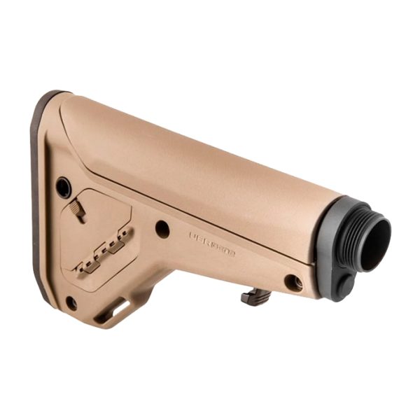mag482-blk-magpul-ar-15-ubr-fdw-001. Magpul AR-15 UBR 2.0 Collapsible Stock Collapsible A5 Length - FDE