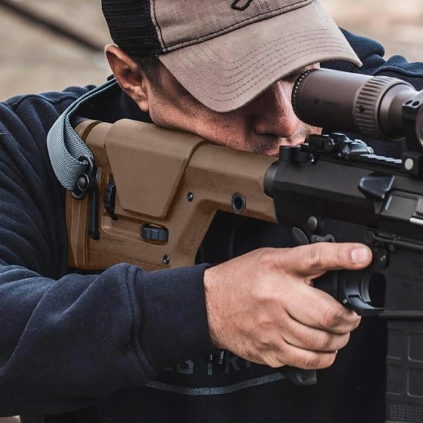 mag672-blk-magpul-ar-15-prs-gen3-precision-stk-adj. Magpul AR-15 PRS Gen3 Precision Stock Adjustable Rifle Length - FDE