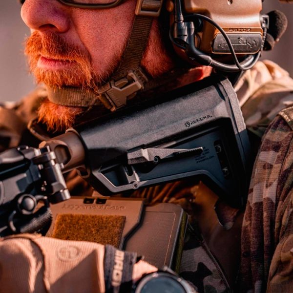 mag1242-blk-magpul-moe-sl-m-collapsible-mil-spec-c. Magpul MOE SL-M Collapsible Mil-Spec Carbine Stock for AR-15 - Black