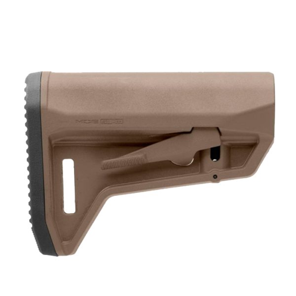 mag1242-blk-magpul-moe-sl-m-collapsible-mil-spec-c. Magpul MOE SL-M Collapsible Mil-Spec Carbine Stock for AR-15 - FDE