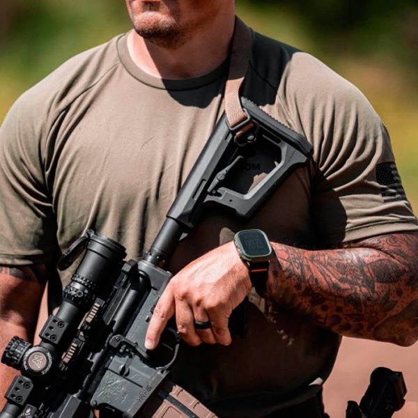 mag1447-blk-magpul-dt-pr-collapsible-mil-spec-carb. Magpul DT-PR Collapsible Mil-Spec Carbine Stock for AR-15 - Black