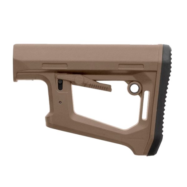 mag1447-blk-magpul-dt-pr-collapsible-mil-spec-carb. Magpul DT-PR Collapsible Mil-Spec Carbine Stock for AR-15 - FDE
