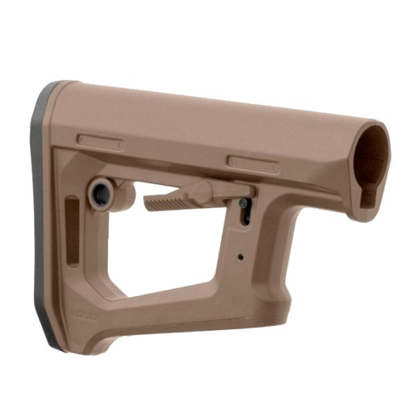 mag1447-blk-magpul-dt-pr-collapsible-mil-spec-carb. Magpul DT-PR Collapsible Mil-Spec Carbine Stock for AR-15 - FDE