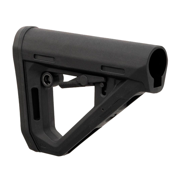 mag1377-blk-magpul-dt-collapsible-mil-spec-carbine. Magpul DT Collapsible Mil-Spec Carbine Stock for AR-15 - Black
