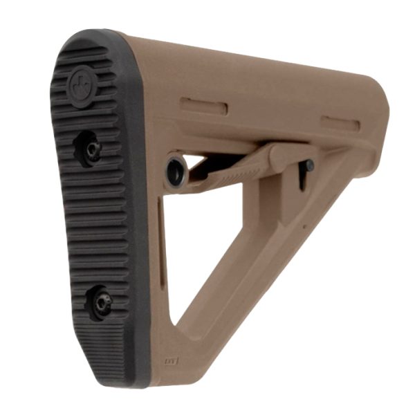 mag1377-blk-magpul-dt-collapsible-mil-spec-carbine. Magpul DT Collapsible Mil-Spec Carbine Stock for AR-15 - FDE