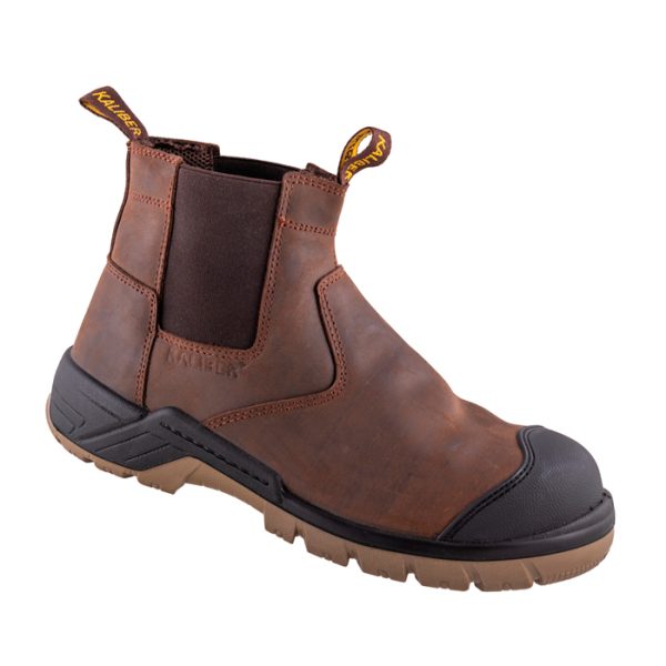 kaliber-hammer-brown-safety-shoe-001. Kaliber Hammer Safety Boot - Brown
