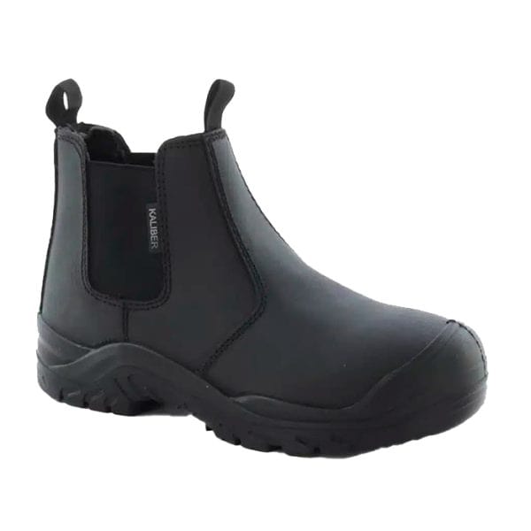 kaliber-utility-black-safety-shoe-001. Kaliber Utility Steel Toe Safety Shoe - Black