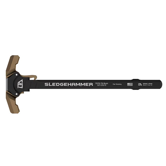 breek-arms-ar-15-sledgehammer-ambi-charging-handle. Breek Arms AR-15 Sledgehammer Ambi Charging Handle - FDE