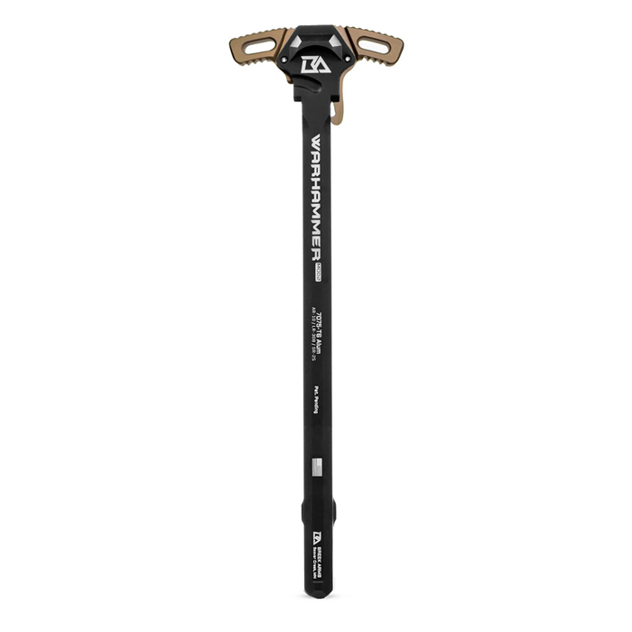 breek-arms-ar-308-warhammer-micro-mod2-ambidextrou. Breek Arms AR-308 Warhammer Micro Mod2 Ambidextrous Charging Handle - FDE