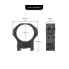 akra-legacy-34mm-precision-rings---low-003. Akra Legacy 34mm Precision Rings - Medium