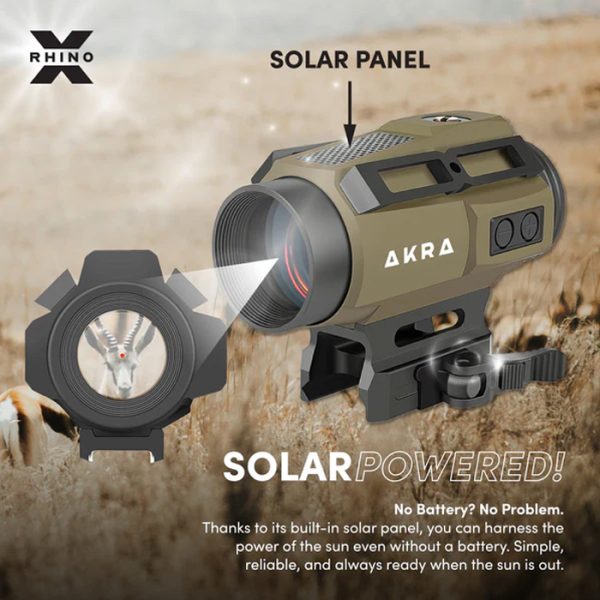 akrorxrhrdbk-akra-origin-x-rhino-red-dot---black-0. Akra Origin X Rhino Red Dot - FDE