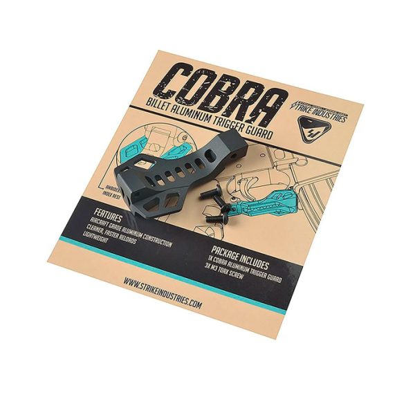 si-btg-cobra-bk-strike-industries-billet-trigger-g. Strike Industries Billet Trigger Guard with Finger Rest