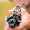 mag1166-fde-magpul-mbus-3-front-sight-flip-up-adju. Magpul MBUS 3 Sight Set Flip-Up Adjustable Polymer for AR-15 - FDE