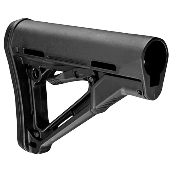 mag310-blk-magpul-ctr-collapsible-mil-spec-carbine. Magpul CTR Collapsible Mil-Spec Carbine Stock for AR-15 - Black