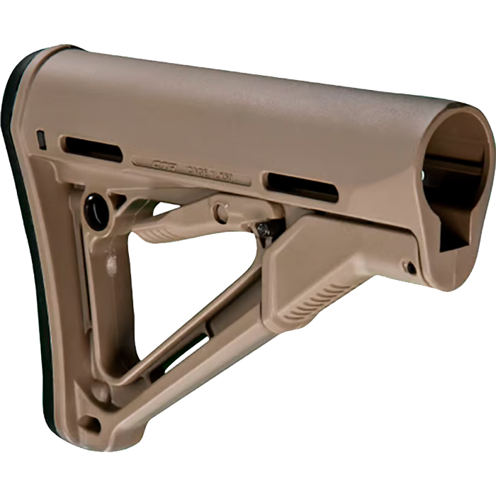 mag310-fde-magpul-ctr-collapsible-mil-spec-carbine. Magpul CTR Collapsible Mil-Spec Carbine Stock for AR-15 - FDE