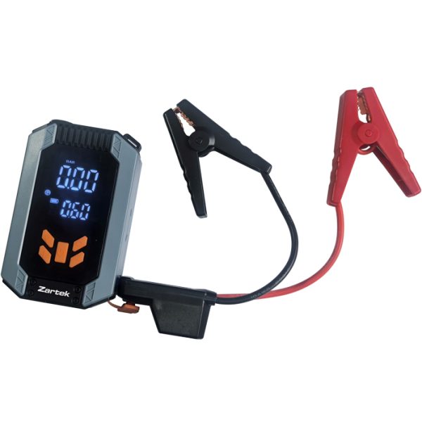 zartek-za-317-003. Zartek ZA-317 Portable Rechargeable Jump Starter / Air Pump