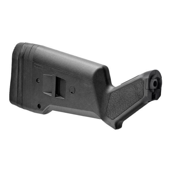 mag490-blk-magpul-sga-buttstock-ambidextrous-for-1. Magpul SGA Buttstock Ambidextrous for 12GA Mossberg 500/590 - Black
