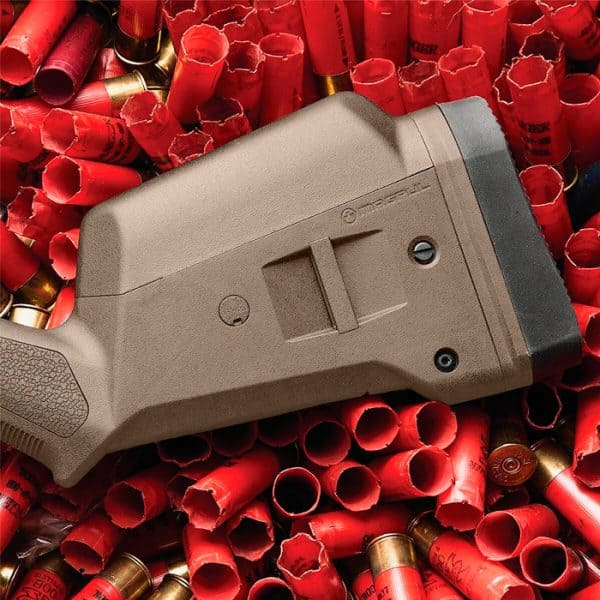 mag490-fde-magpul-sga-buttstock-ambidextrous-for-1. Magpul SGA Buttstock Ambidextrous for 12GA Mossberg 500/590 - FDE