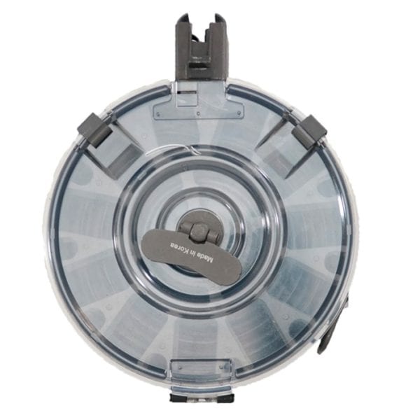 kci-mz004-kci-usa-ak-47-75rd-drum-magazine-762x39m. KCI USA AK-47 75rd Drum Magazine 7.62x39mm - Black Steel