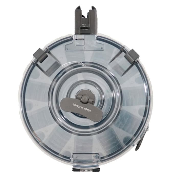 kci-mz004-kci-usa-ak-47-75rd-drum-magazine-762x39m. KCI USA AK-47 75rd Drum Magazine 7.62x39mm - Black Steel