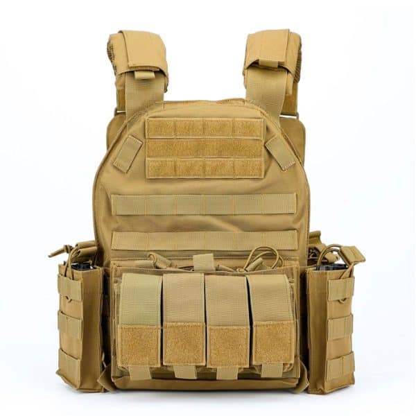 tacrecpcwptn-tacspec-recon-plate-carrier-vest-w-po. TacSpec Recon MOLLE Plate Carrier Vest w/ Pouches - Various