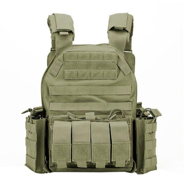 tacrecpcwptn-tacspec-recon-plate-carrier-vest-w-po. TacSpec Recon MOLLE Plate Carrier Vest w/ Pouches - Various