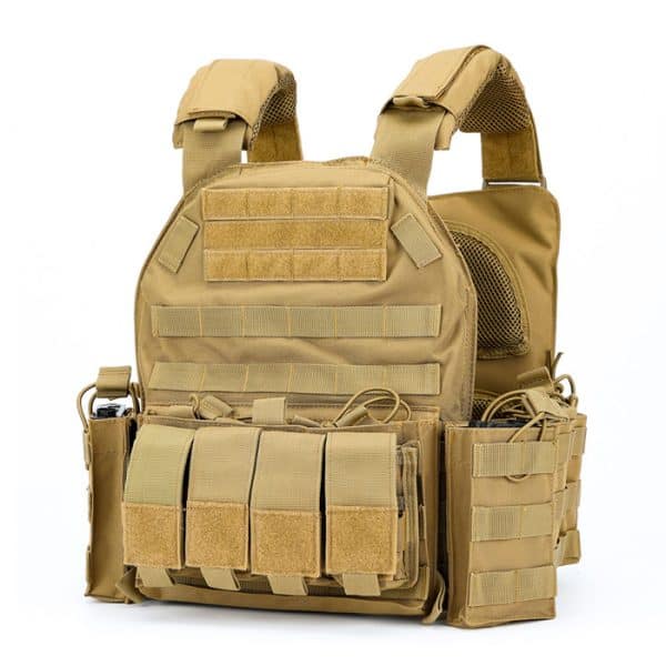 tacrecpcwptn-tacspec-recon-plate-carrier-vest-w-po. TacSpec Recon MOLLE Plate Carrier Vest w/ Pouches - Various