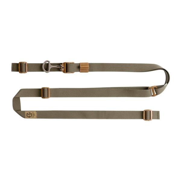 esd-sl-rg-edgar-sherman-design-customizable-two-po. Edgar Sherman Design Customizable Two-Point Sling - Ranger Green
