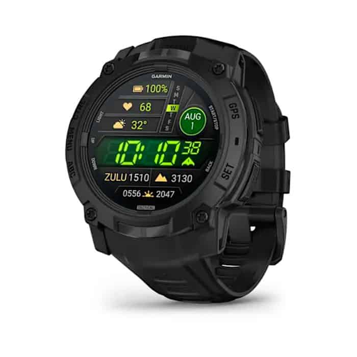 010-03020-50-garmin-instinct-3-–-50-mm,-amoled---t. Garmin Instinct 3 – 50 mm, AMOLED - Tactical Edition Smart Watch - Black/ Back Band