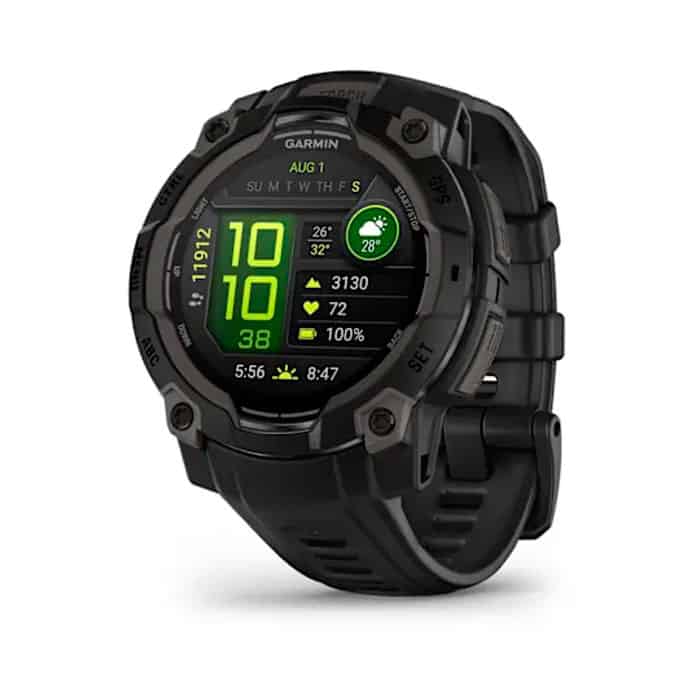 010-02936-00-garmin-instinct-3-–-45-mm,-amoled---s. Garmin Instinct 3 – 45 mm, AMOLED - Smart Watch - Black/ Back Band