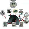 te164-tentco-junior-safari-bow-deluxe-003. Tentco Junior Safari Bow Delux Tent - 2.5m X 2.5m X 1.9m