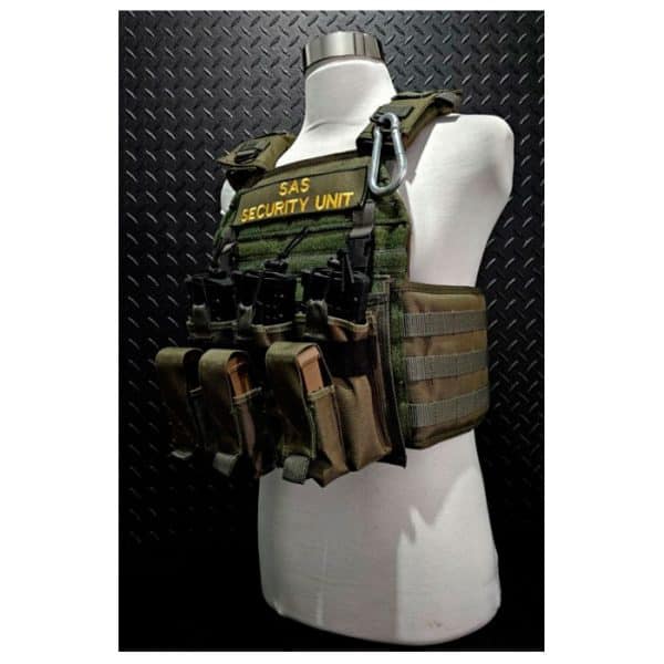 alpfpcvoms-000-alpha-plate-carrier-vest-only-&-tri. Alpha Plate Carrier Vest Only & Triple Kangaroo Mag Pouch