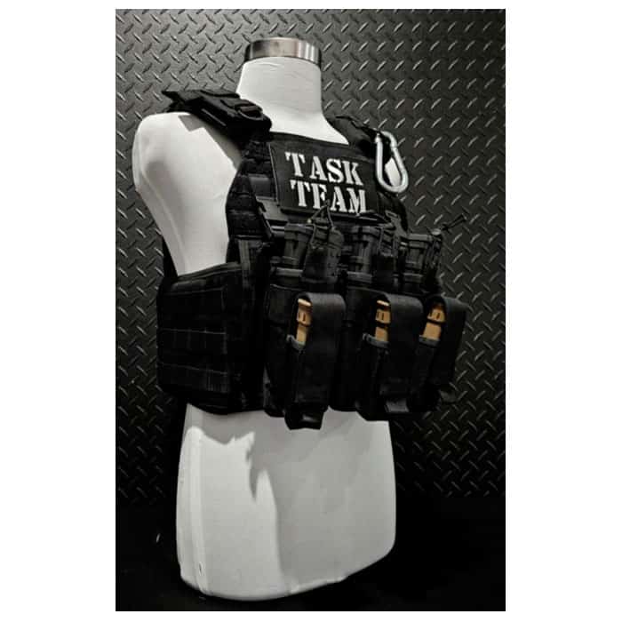 alpfpcvoms-000-alpha-plate-carrier-vest-only-&-tri. Alpha Plate Carrier Vest Only & Triple Kangaroo Mag Pouch
