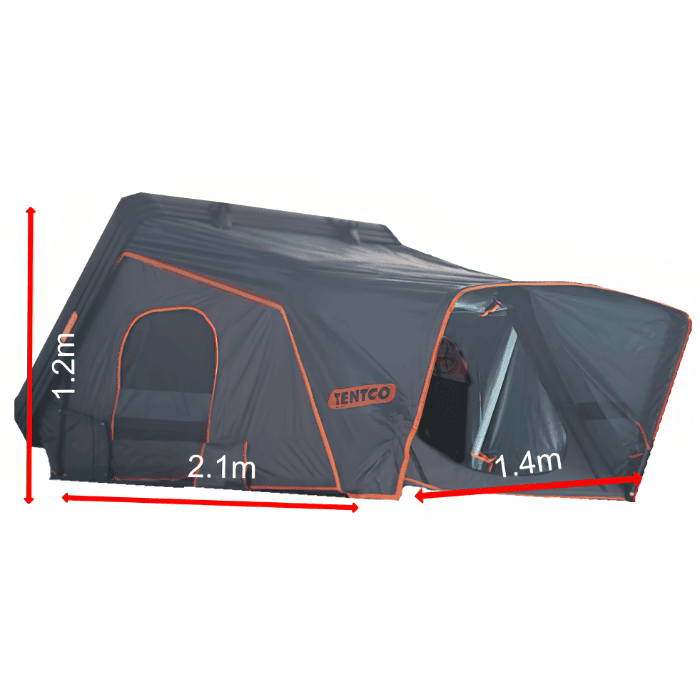 _20260514 ten224tentco prince rooftop tent - 1.4m . Tentco Prince Hardshell Rooftop Tent - 1.4m