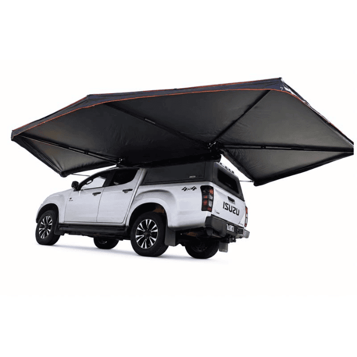 20260515 te220 tentco 270 degree large free standi. Tentco 270 Degree Large Free Standing Vehicle Awning