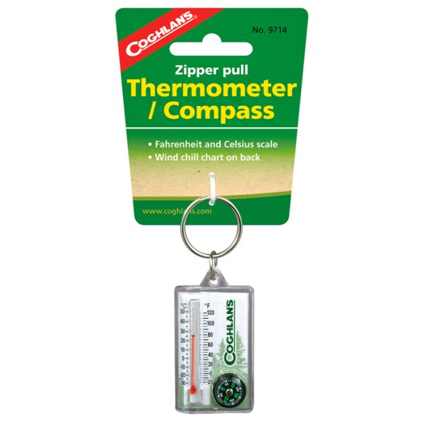 cog9714-coghlan's-zipper-pull-therm-compass-001. Coghlan's Zipper Pull Therm/Compass