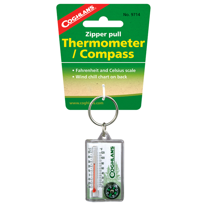 cog9714-coghlan's-zipper-pull-therm-compass-001. Coghlan's Zipper Pull Therm/Compass