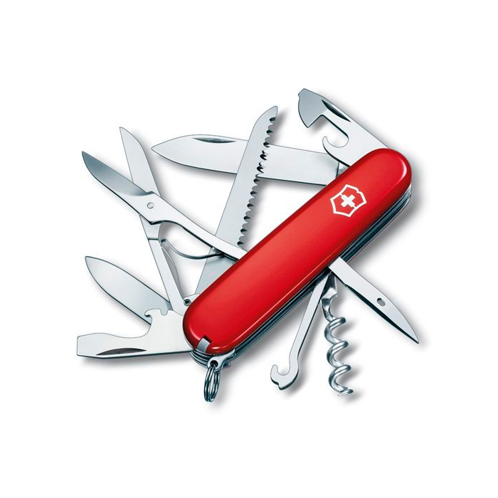 v13713-vict-pkt-knf-huntsman-red-001. Victorinox Pkt Knife Huntsman Red
